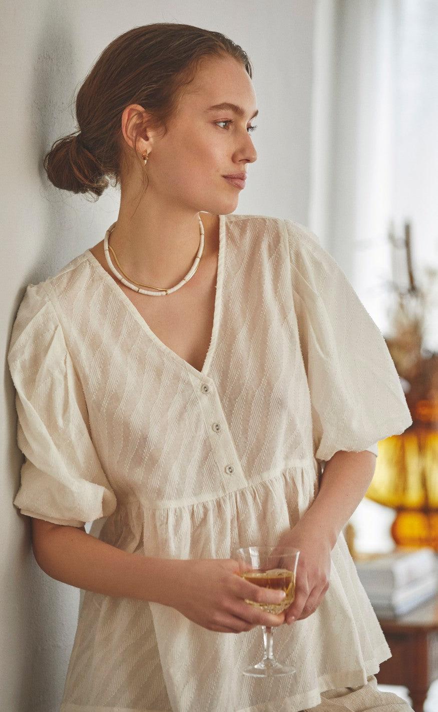 Love & Divine Bluse - Love644 - White