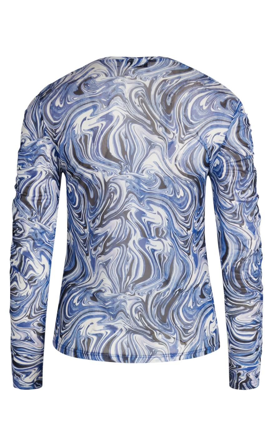 Love & Divine Bluse - Love656 - Cobalt