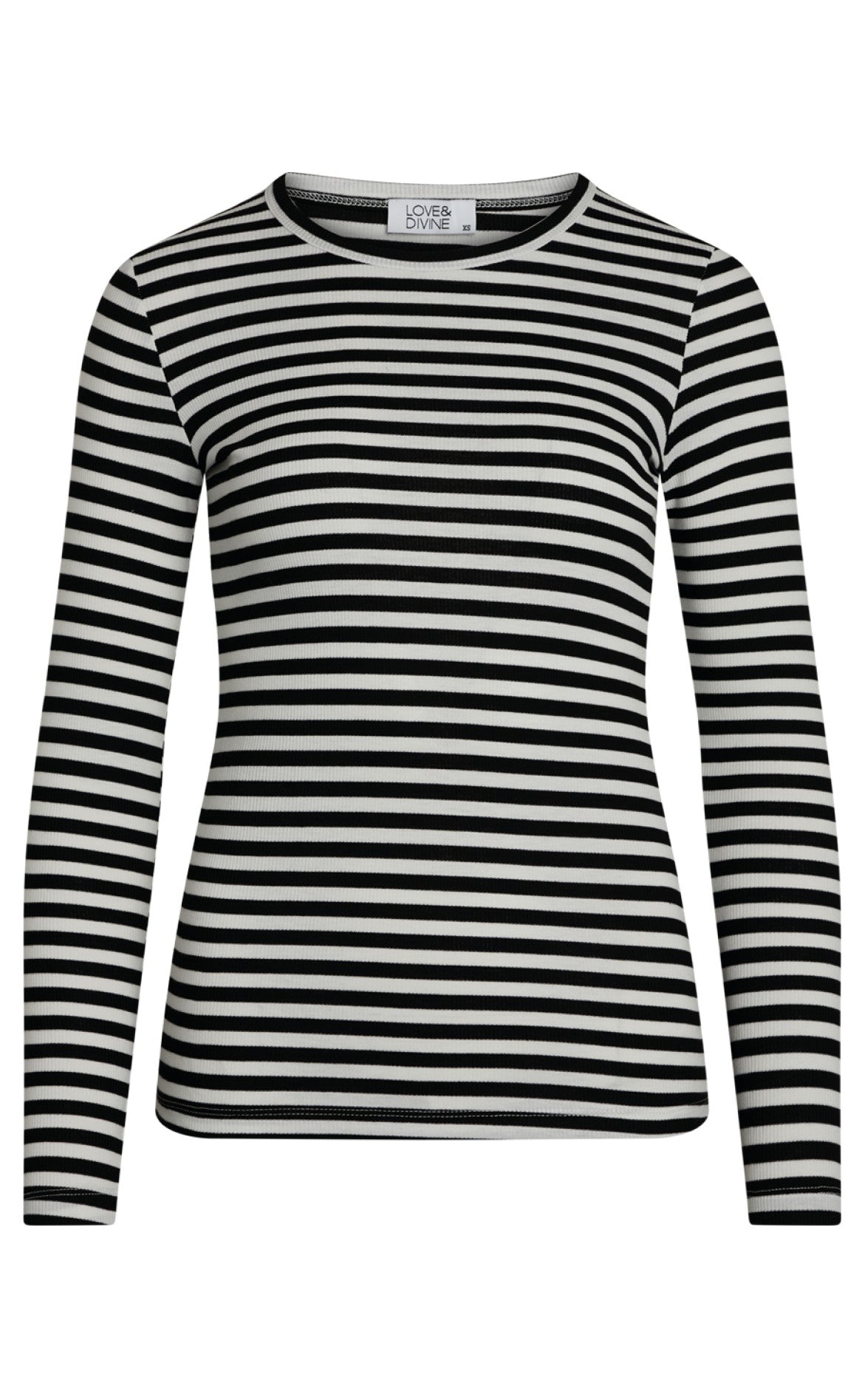 Love & Divine Bluse - Love657 - White / Black