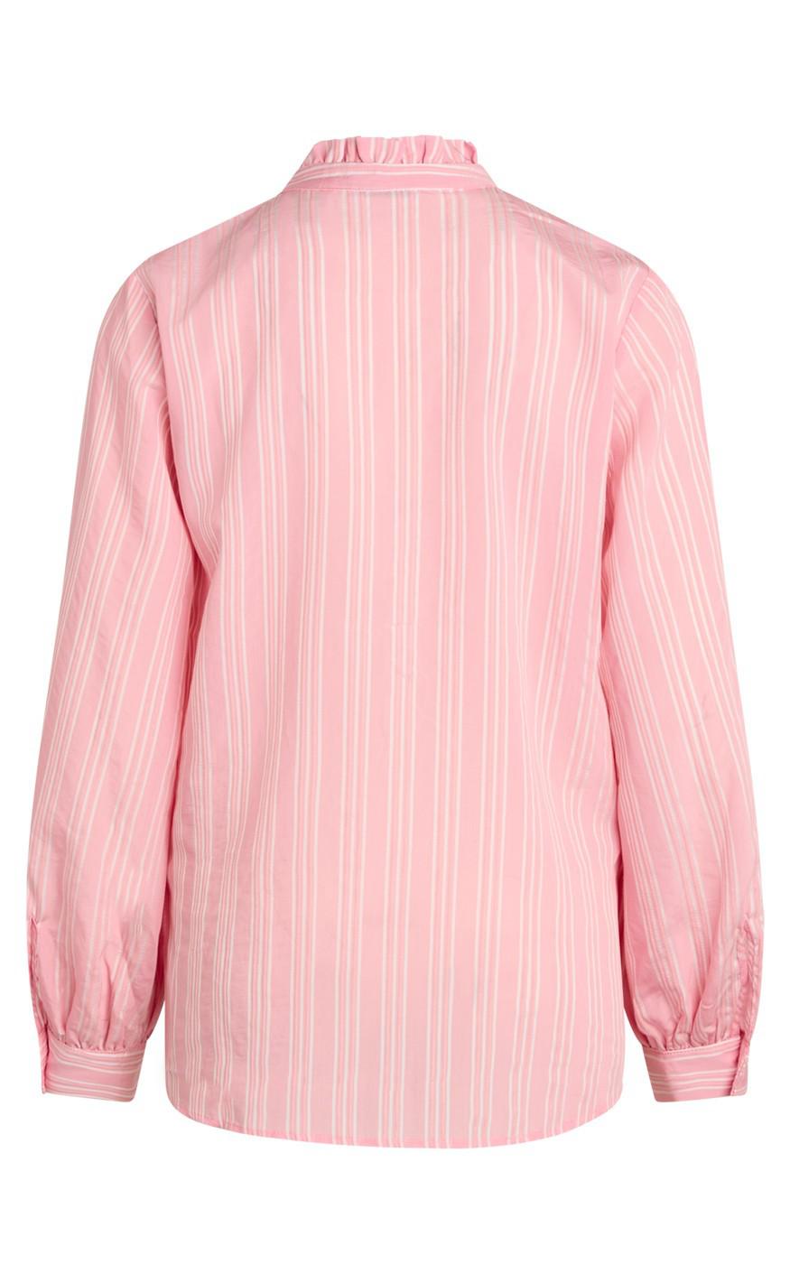 Love & Divine Bluse - Love663 - L. Pink / White