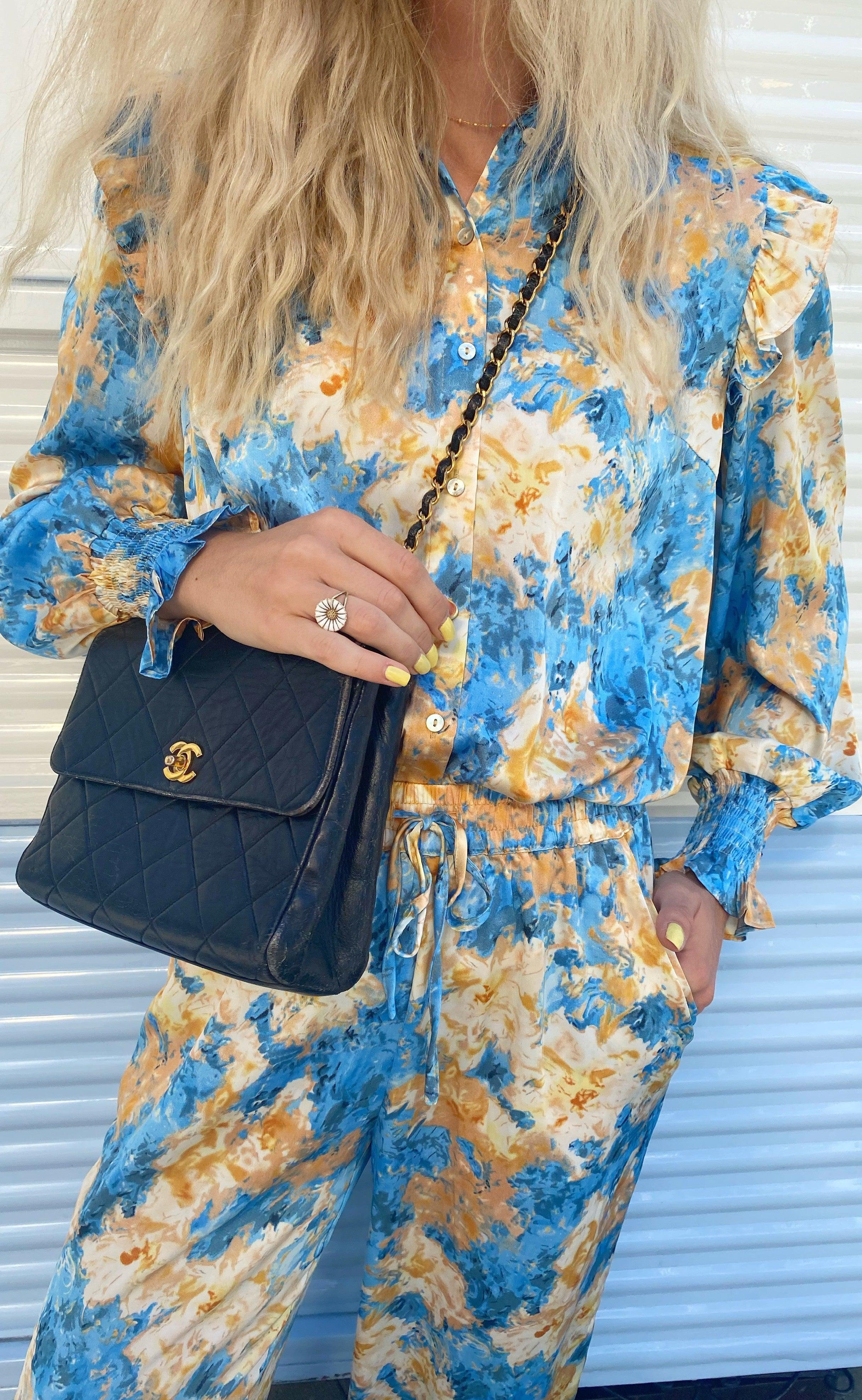 Love & Divine Bluse - Love687-1 - Cornflower