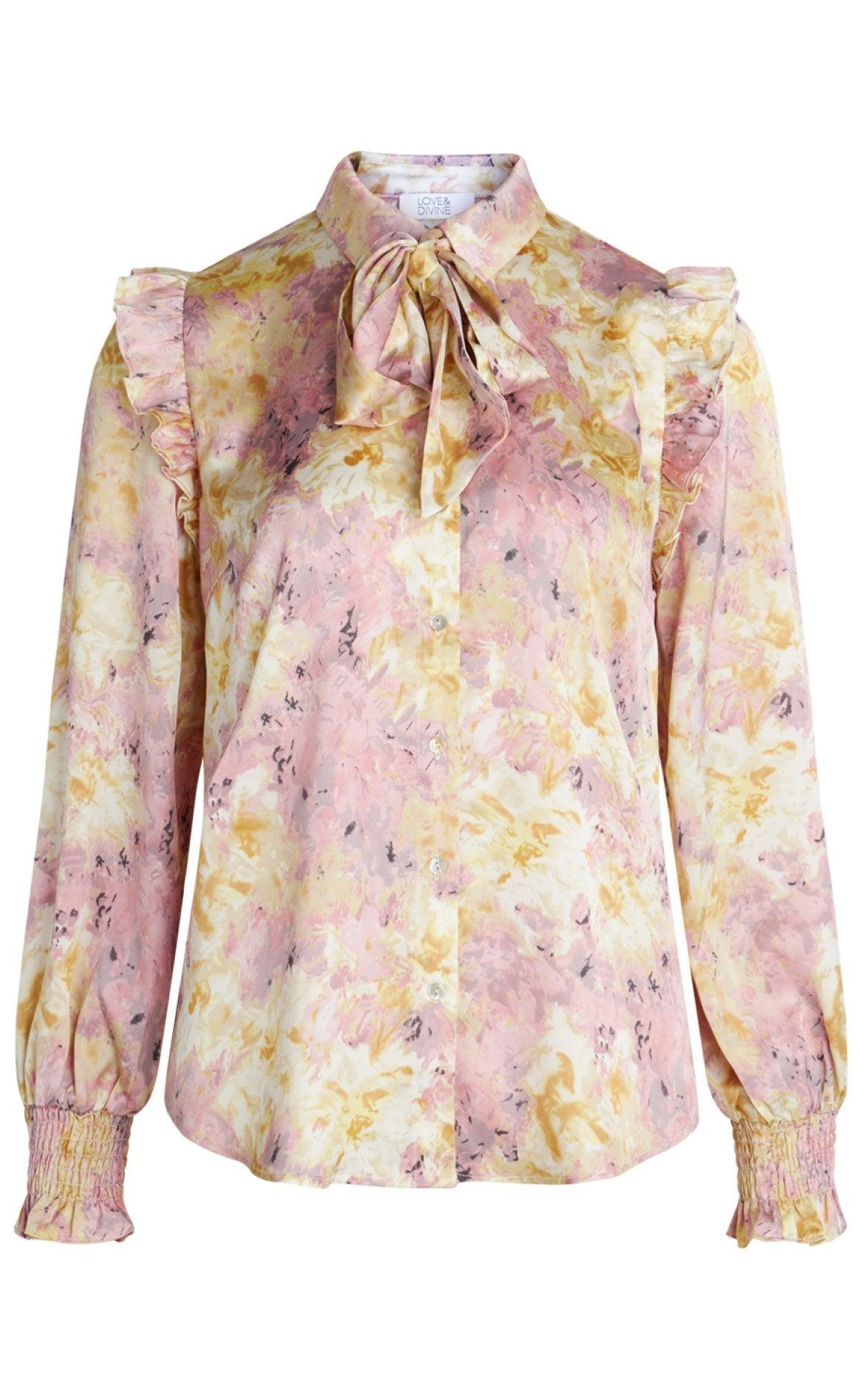 Love & Divine Bluse - Love687-1 - Pink Icing