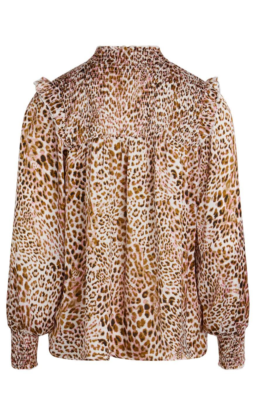 Love & Divine Bluse - Love726-2 - Pink Leo