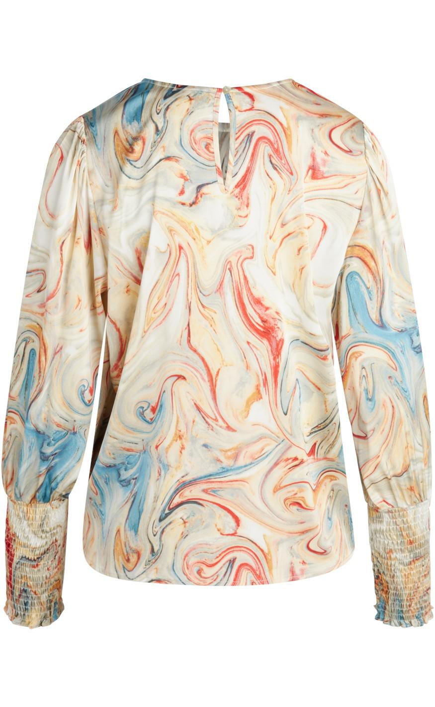 Love & Divine Bluse - Love738-2 - Graphic Wave