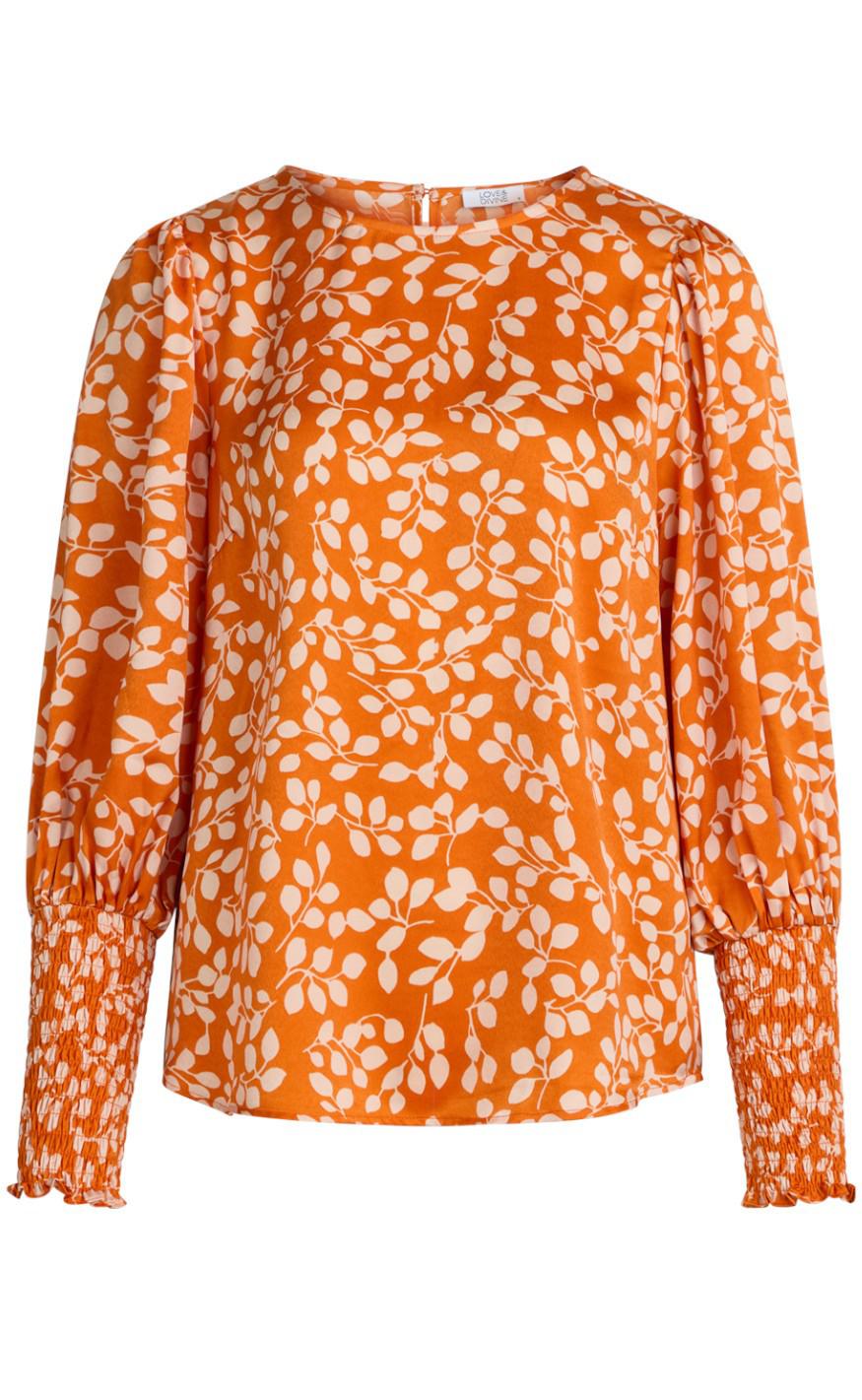 Love & Divine Bluse - Love738-4 - Apricot Flower