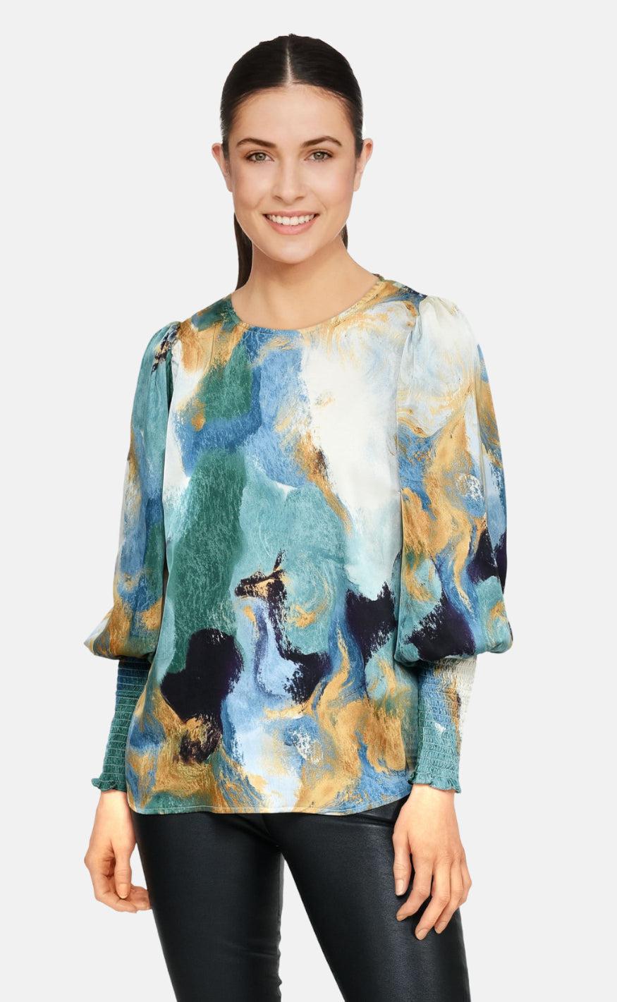 Love & Divine Bluse - Love738-9 - Multi Painting