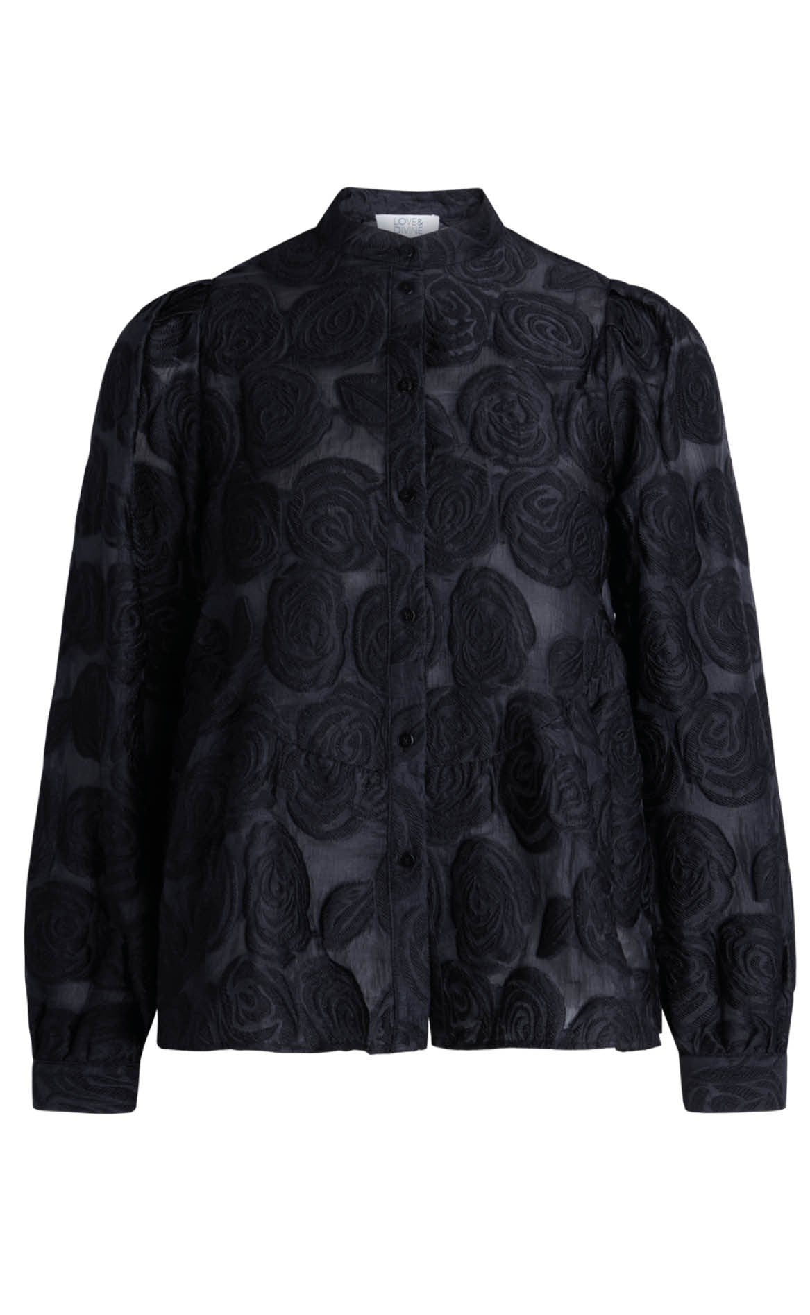 Love & Divine Bluse - Love752-1- Black