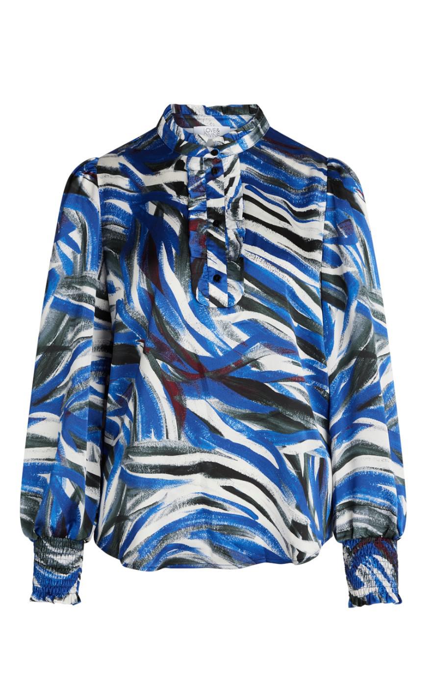 Love & Divine Bluse - Love850 - Blue Comb