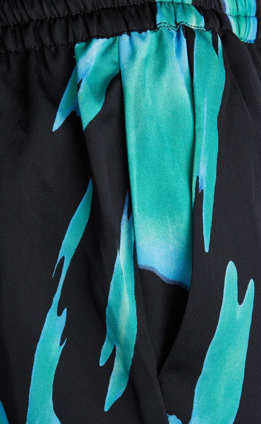 Love & Divine Bukser - Love207-29 - Graphic Aqua