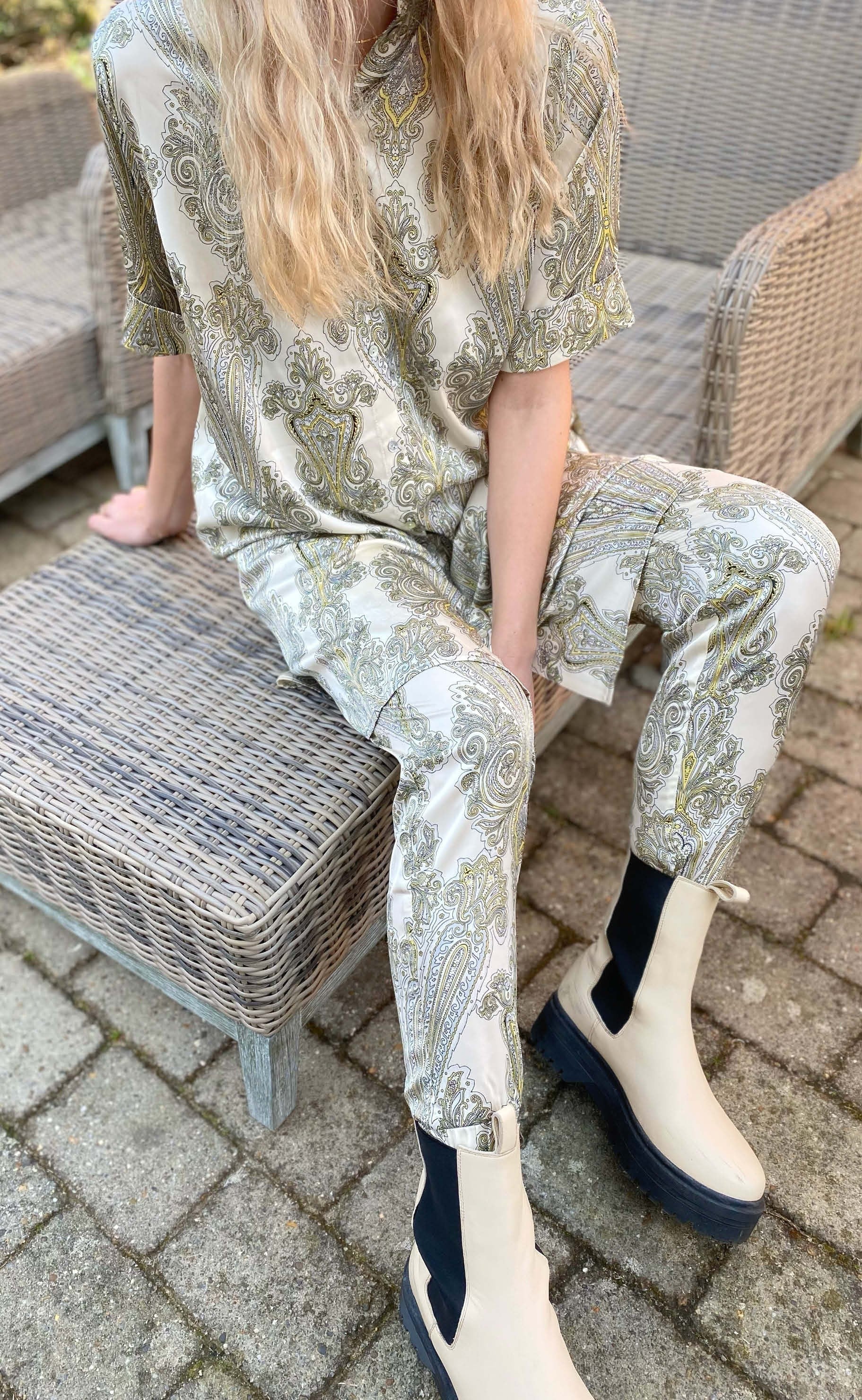Love & Divine Bukser - Love564-5 - Banana Paisley