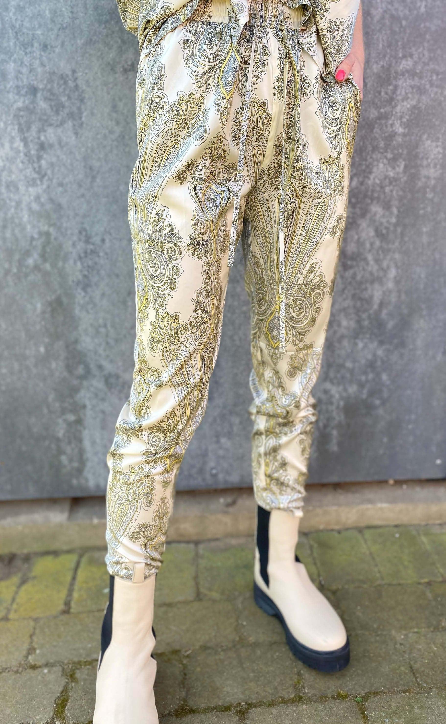 Love & Divine Bukser - Love564-5 - Banana Paisley