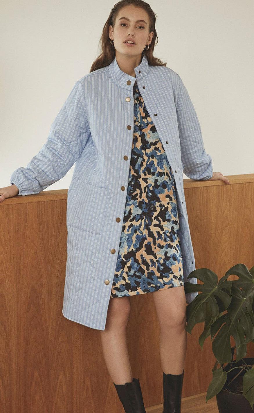 Love & Divine Jakke - Love588 - Blue/White