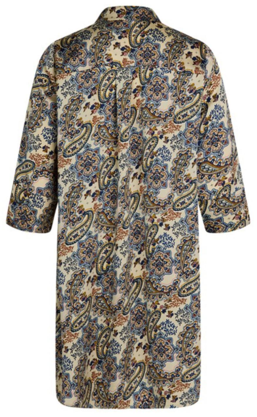 Love & Divine Kjole - Love441-21 - Blue Paisley