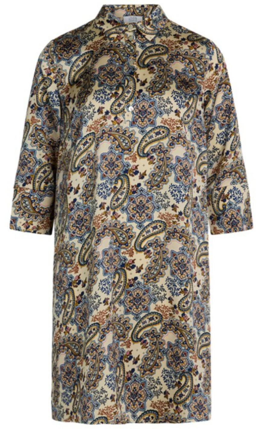 Love & Divine Kjole - Love441-21 - Blue Paisley