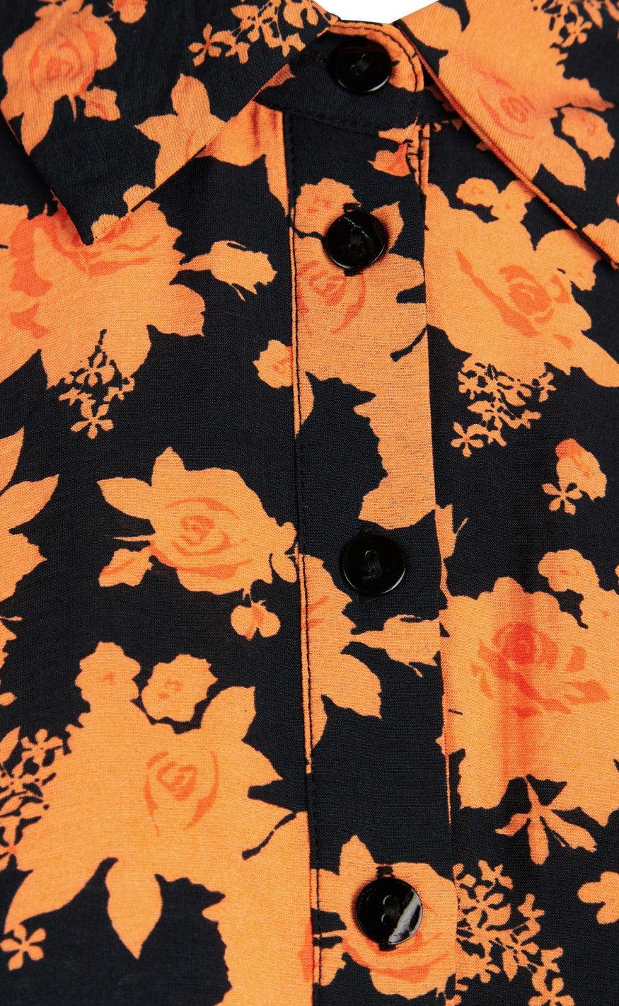 Love & Divine Kjole - Love441-23 - Sunset Flower