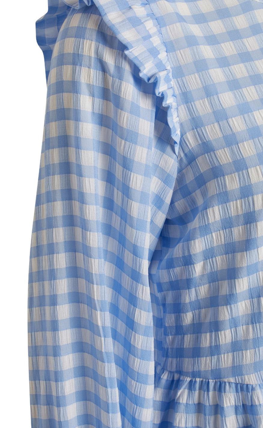 Love & Divine Kjole - Love570-1 - Blue/White