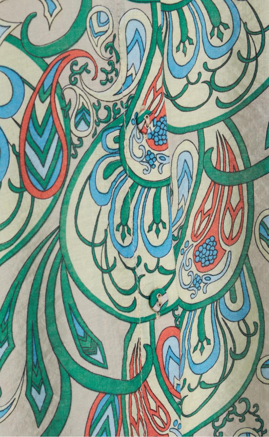 Love & Divine Kjole - Love578-4 - Green Paisley