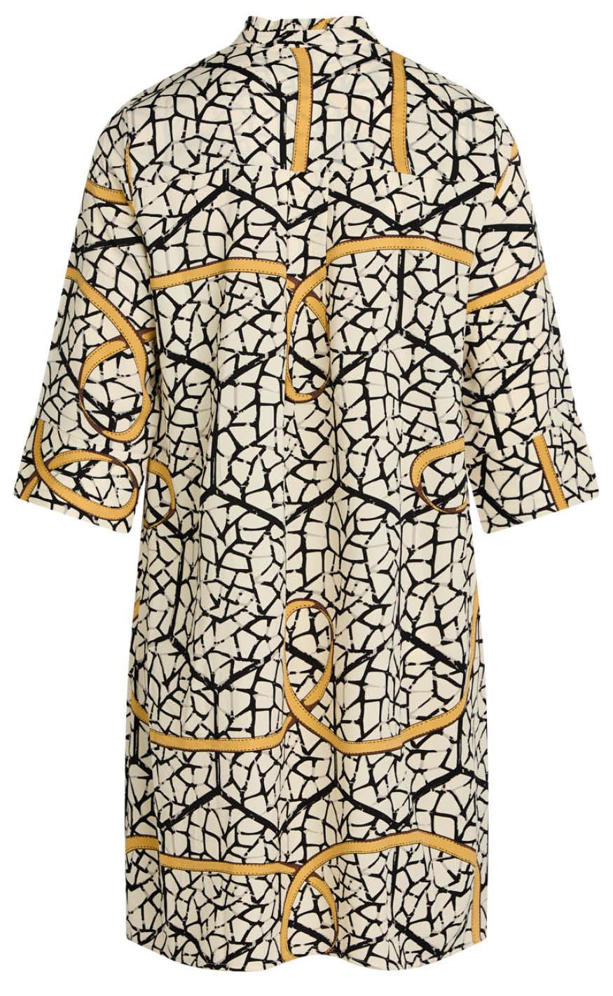 Love & Divine Kjole - Love622-5 - Cream Graphic