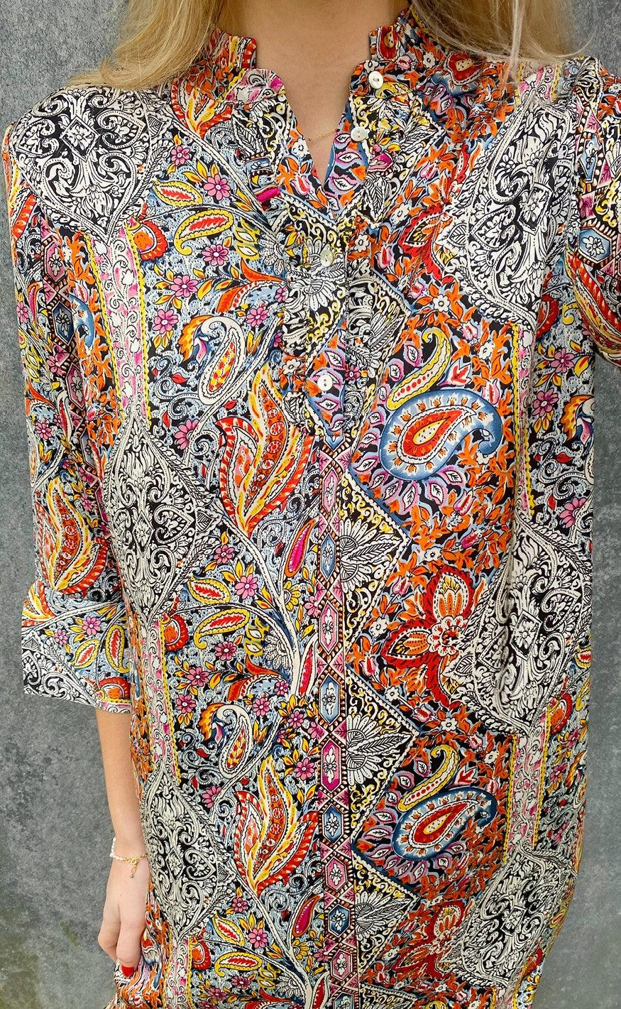 Love & Divine Kjole - Love622-6 - Light Paisley
