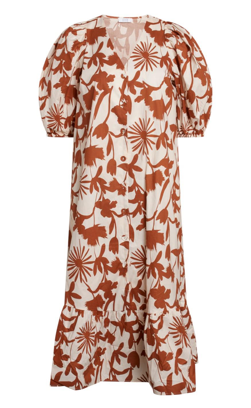 Love & Divine Kjole - Love631 - Cream / Cognac