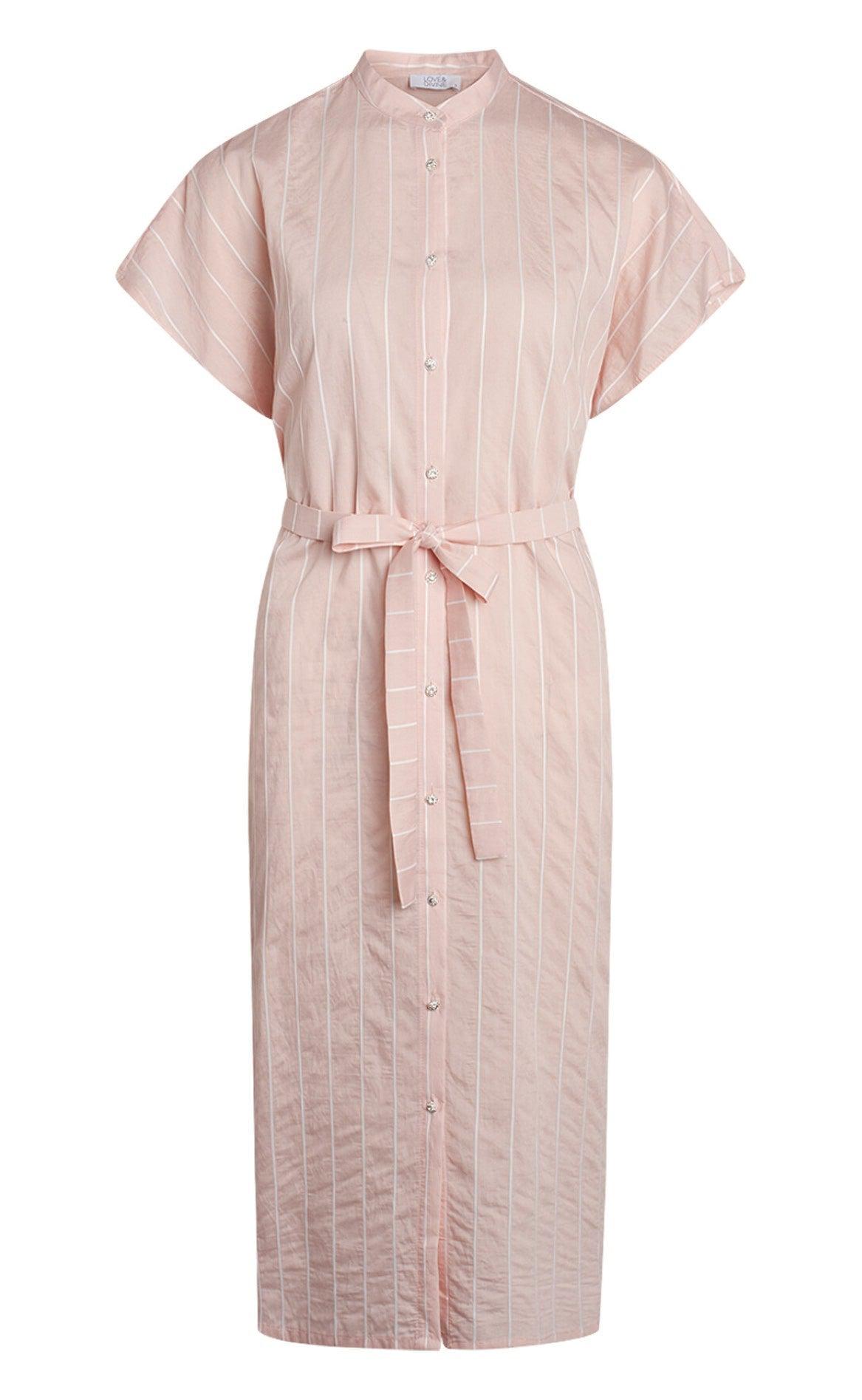 Love & Divine Kjole - Love655 - L. Pink/White