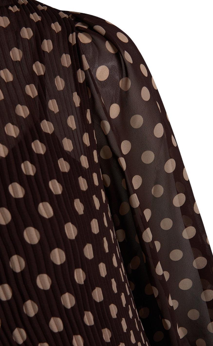 Love & Divine Kjole - Love698 - Chocolate/Dot