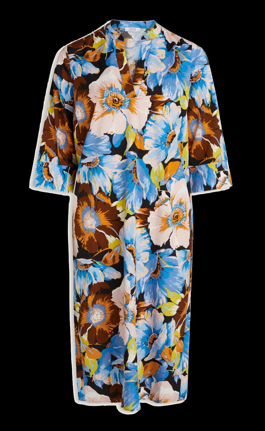 Love & Divine Kjole - Love708-5 - Multi Flower