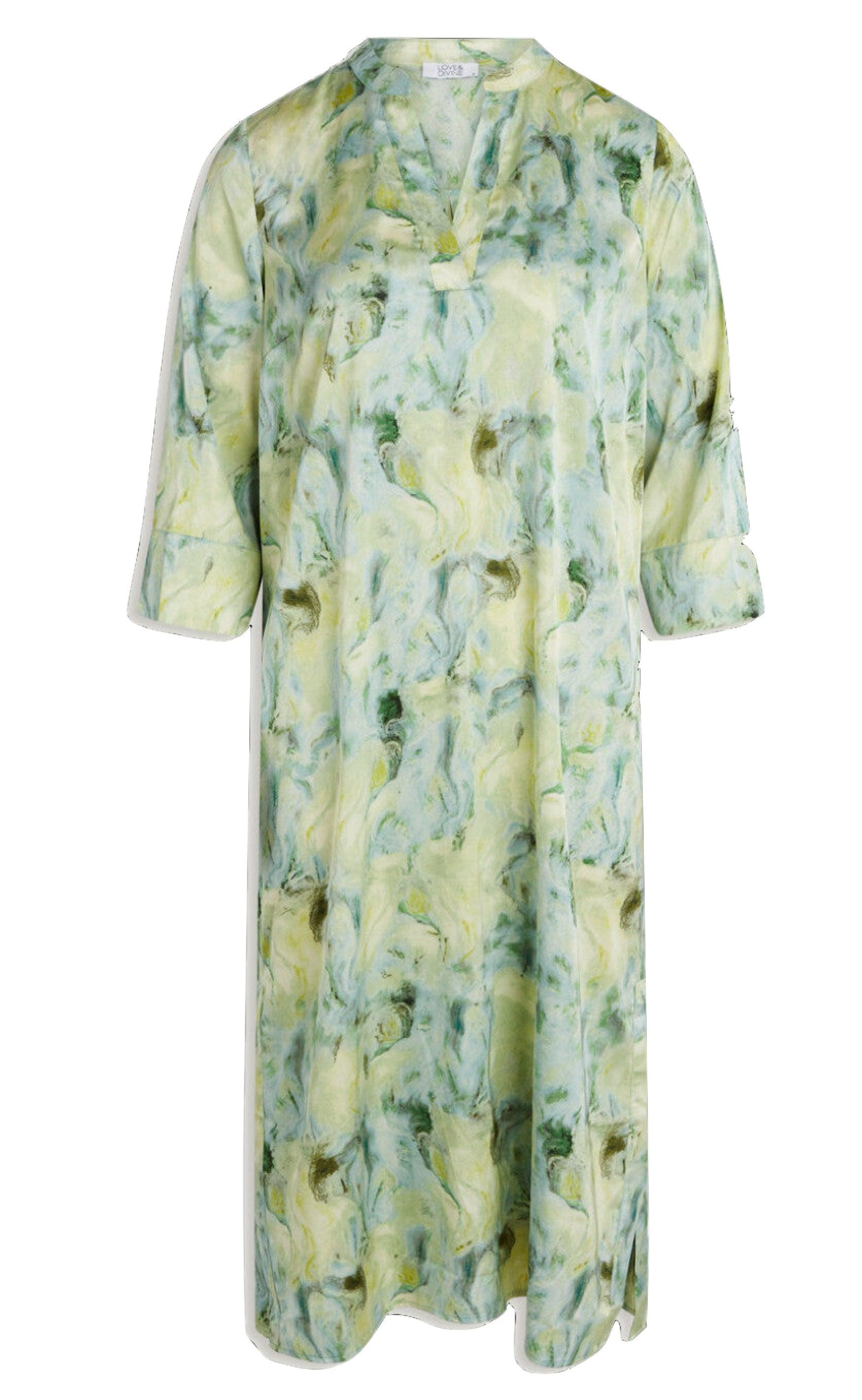 Love & Divine Kjole - Love708-6 - Green Combo