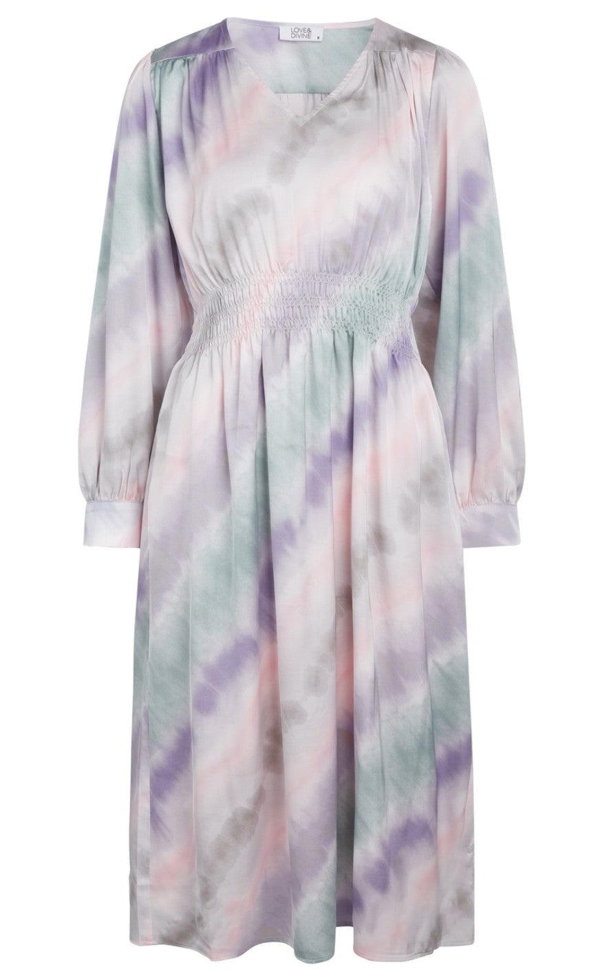 Love & Divine Kjole - Love774 - Pastel Tie Dye