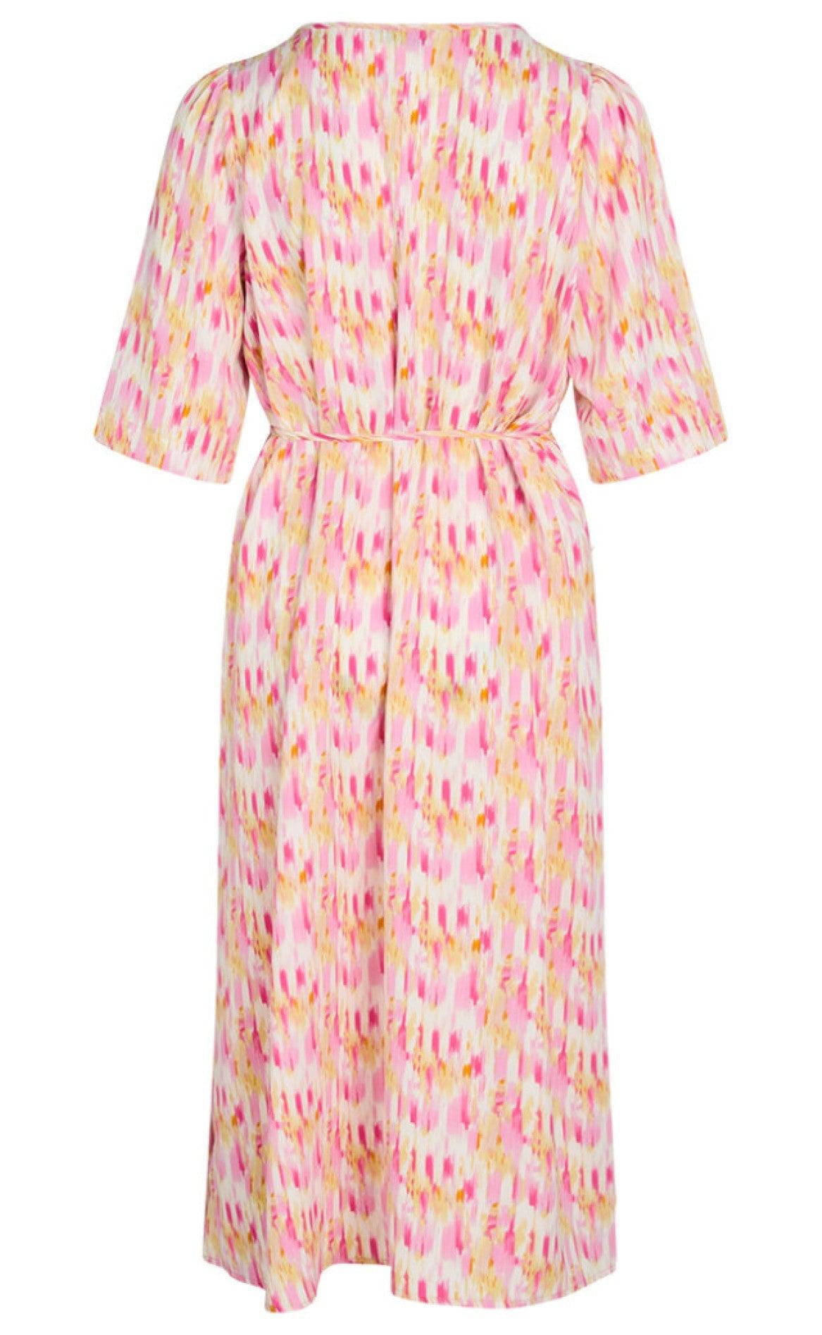 Love & Divine Kjole - Love812 - Pink Water Print