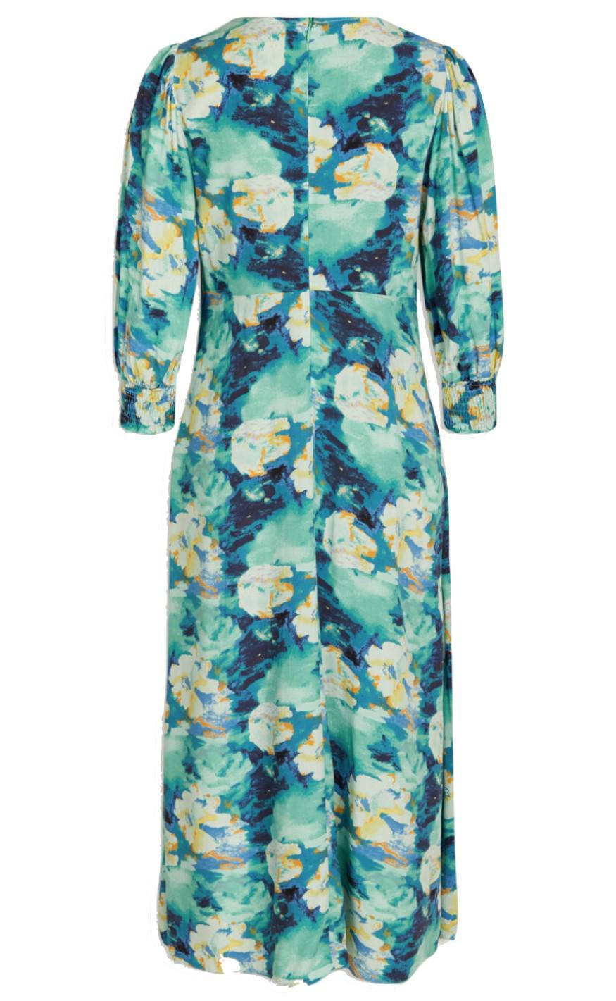 Love & Divine Kjole - Love914-4 - Green Waterprint