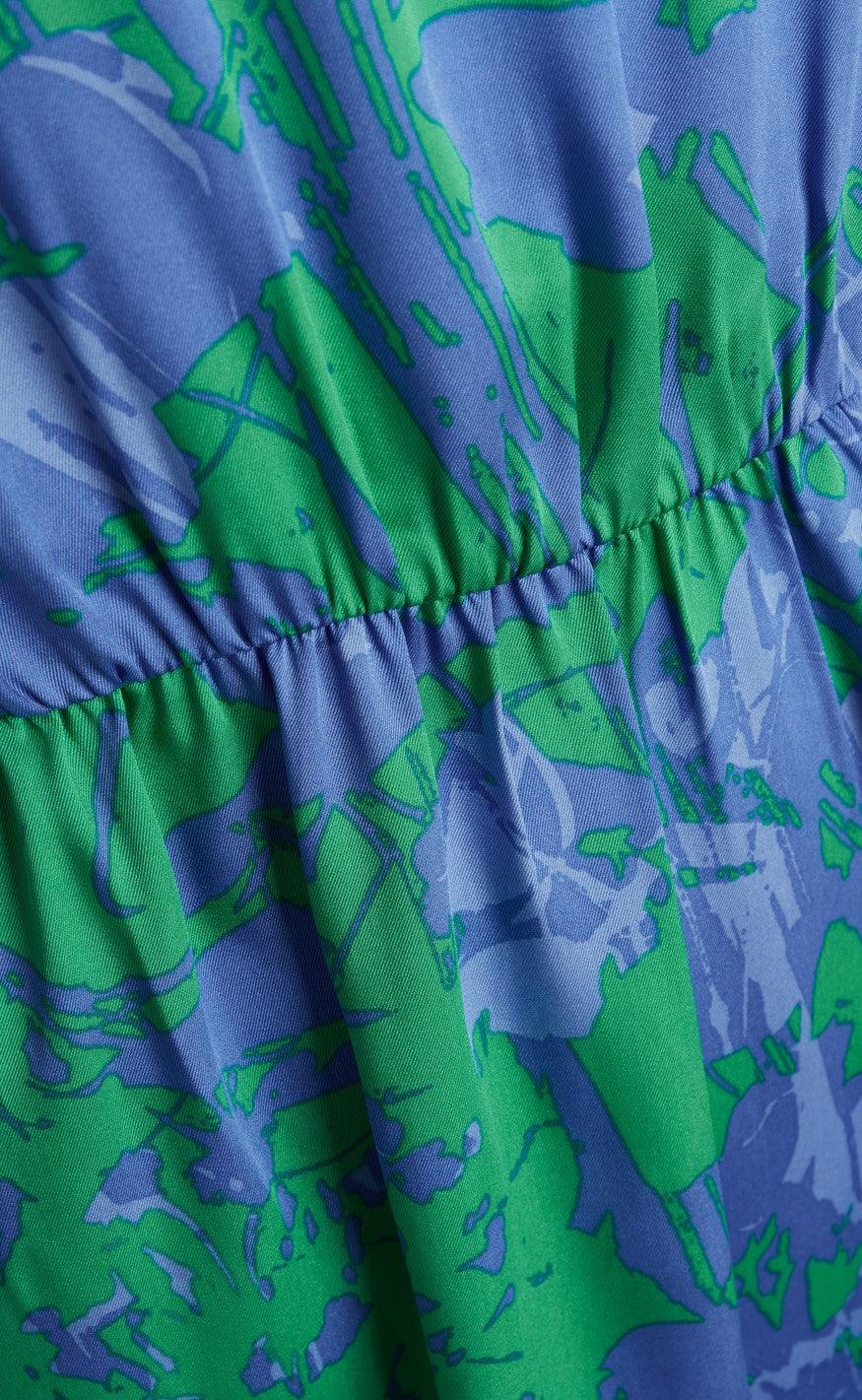 Love & Divine Kjole - Love920 - Green/Blue