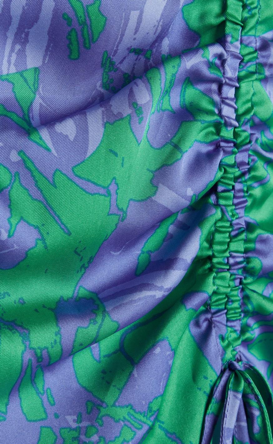Love & Divine Nederdel - Love921 - Green/Blue