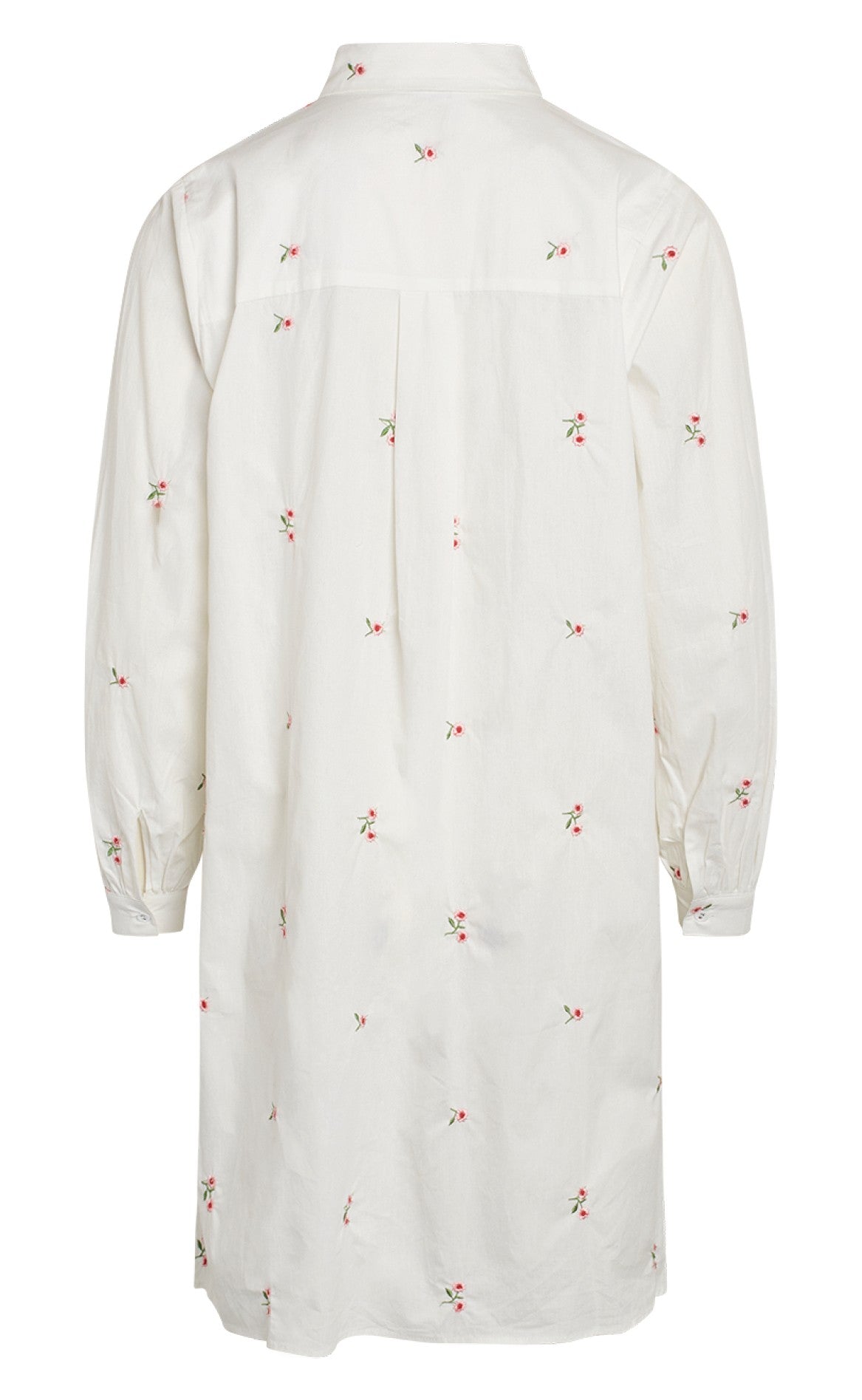 Love & Divine Skjorte - Love565-1 - White/ Rose Flower
