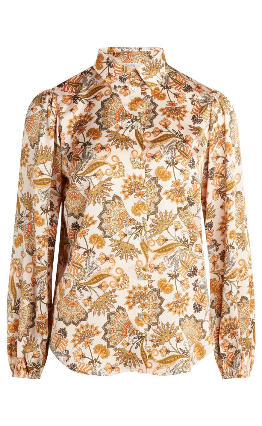 Love & Divine Skjorte - Love571-6 - Paisley Golden