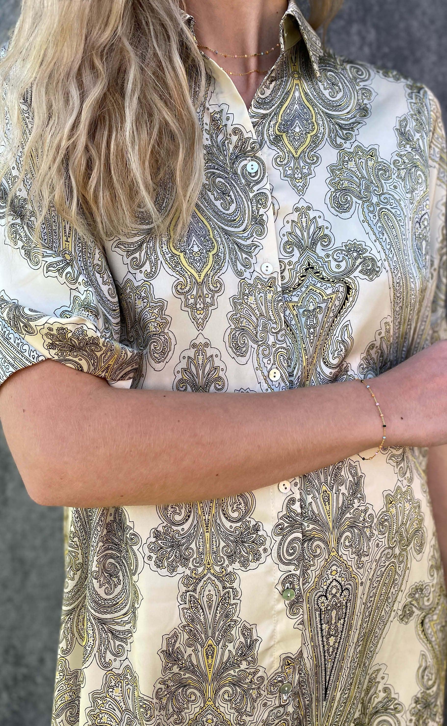 Love & Divine Skjorte - Love653 - Banana Paisley