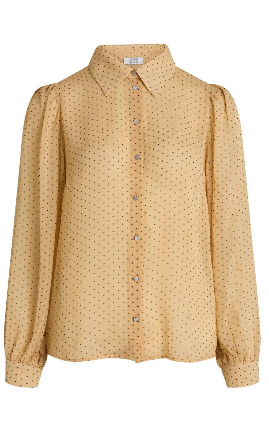 Love & Divine Skjorte - Love678 - Honey/Dot