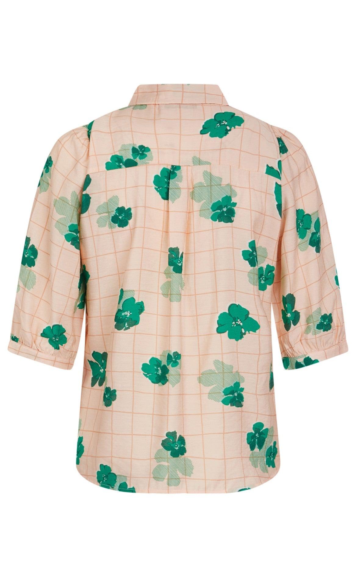 Love & Divine Skjorte - Love789-2 - Powder/Green