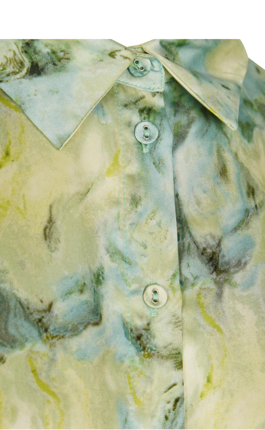 Love & Divine Skjorte - Love919-2 - Green Combo
