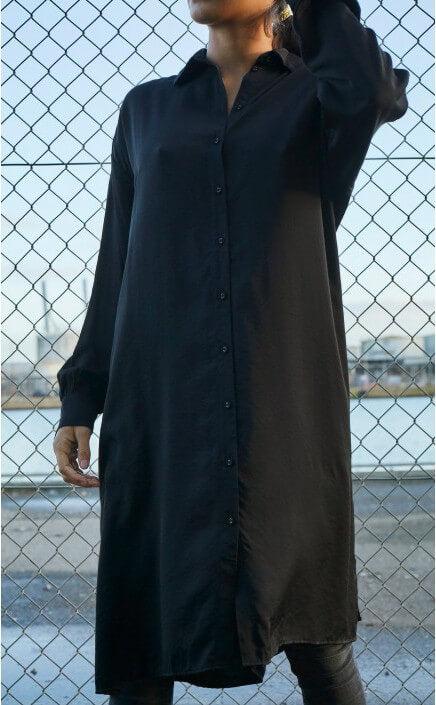 Love & Divine Skjortekjole - Love500-4 - Black