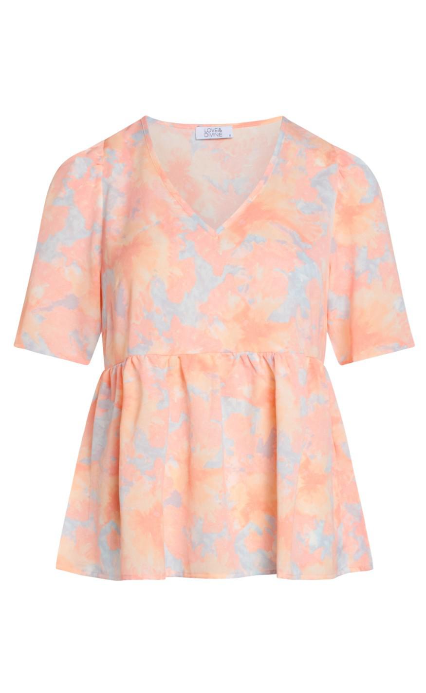 Love & Divine T-shirt - Love572-1 - Multi / Coral