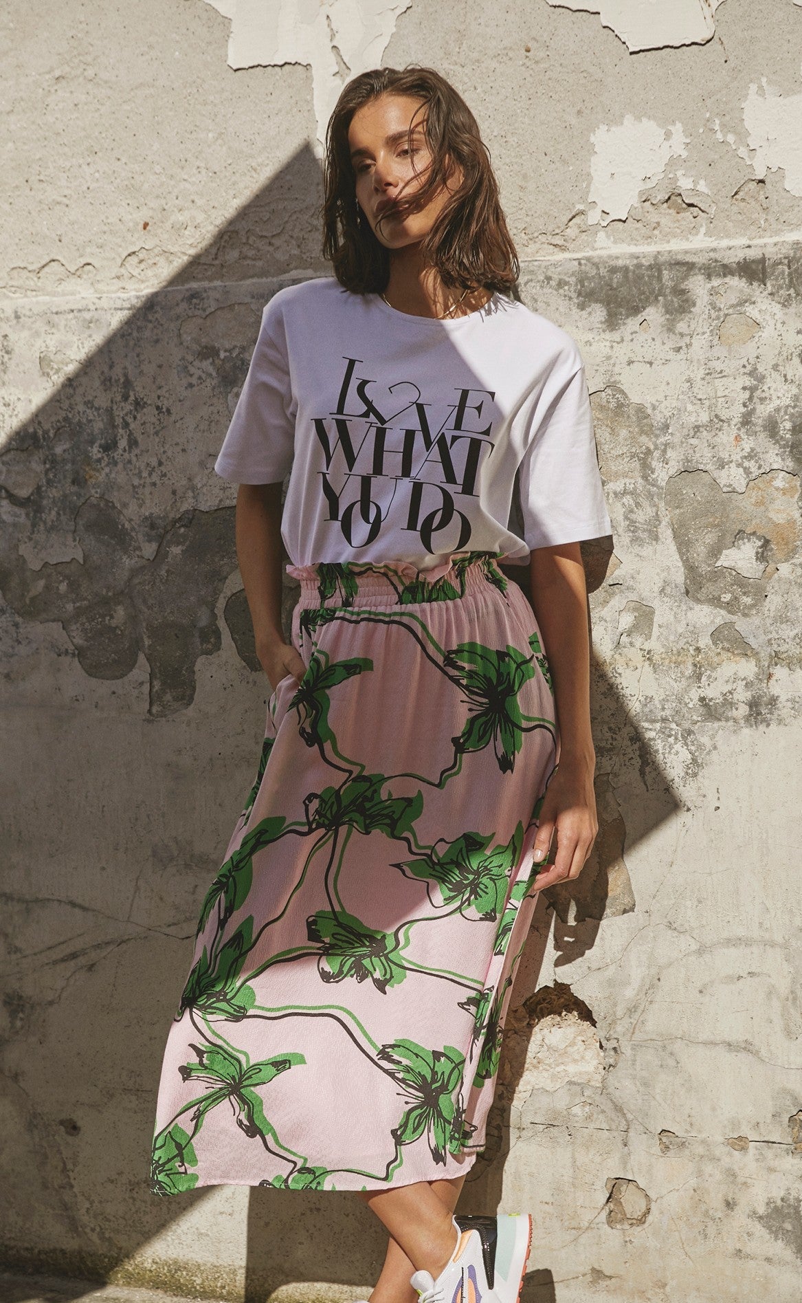 Love & Divine T-shirt - Love809 - White/Black