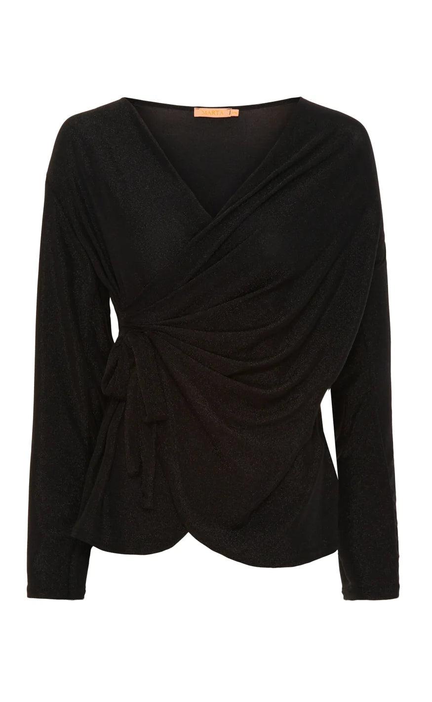 Marta Du Chateau Bluse - 1612 - Black