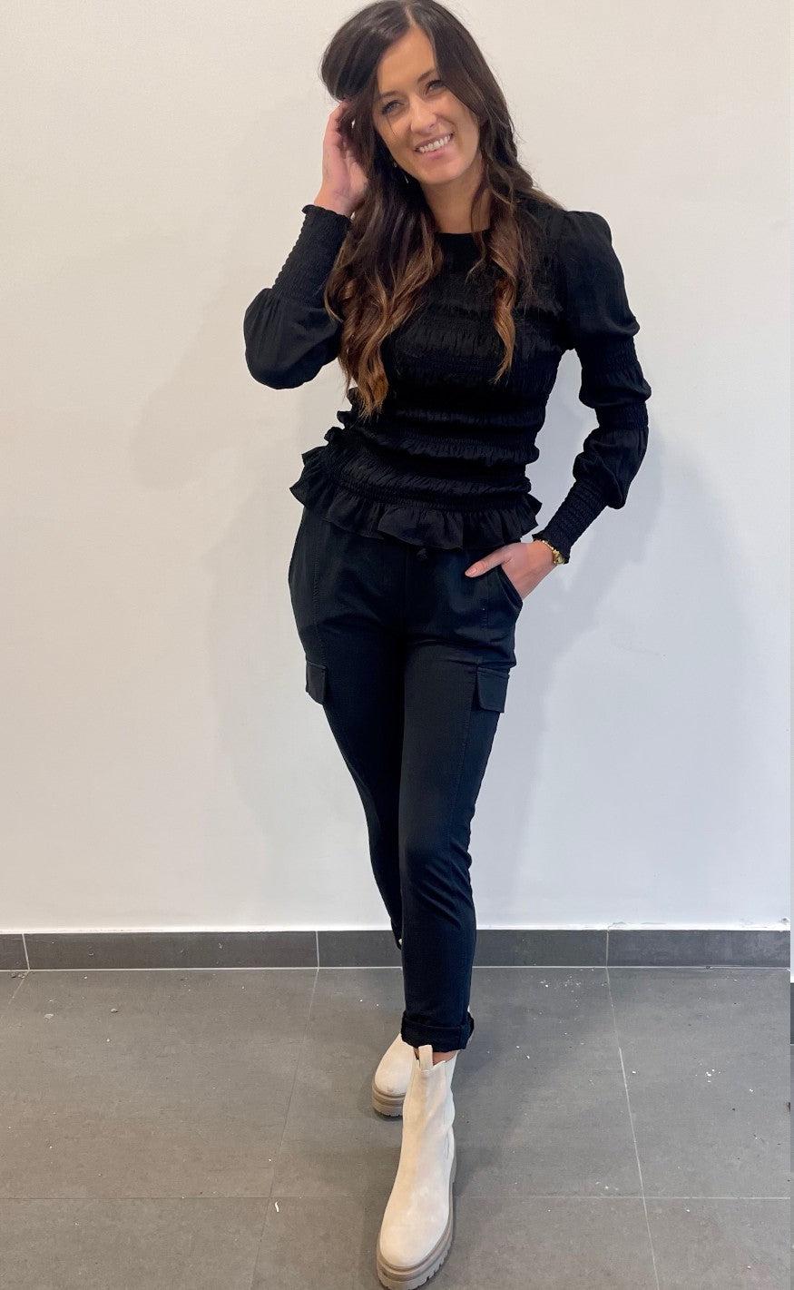 Marta Du Chateau Bukser - 21018 - Black