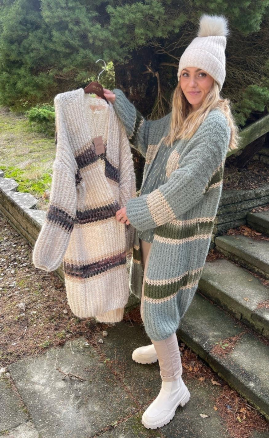 Marta Du Chateau Cardigan - 312 - Light Kaki