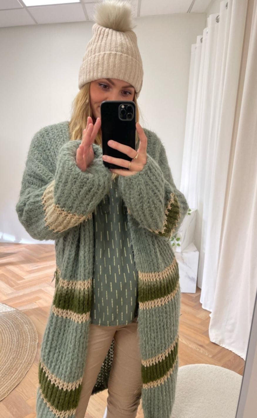 Marta Du Chateau Cardigan - 312 - Light Kaki