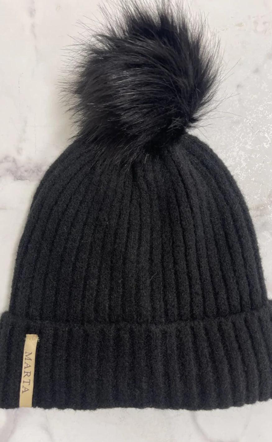 Marta Du Chateau Hat - 120304 - Black