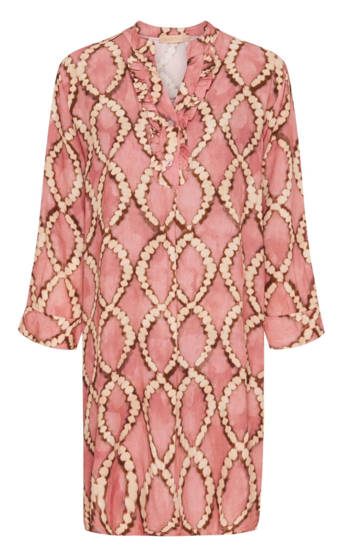 Marta Du Chateau Kjole - 2604B - Rose