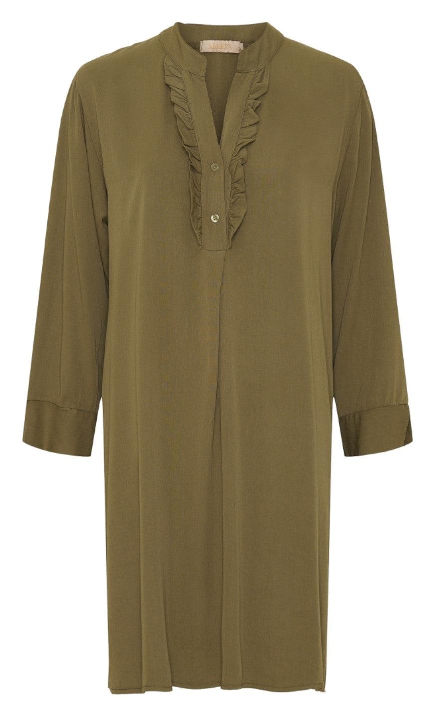 Marta Du Chateau Kjole - 2608 - Olive