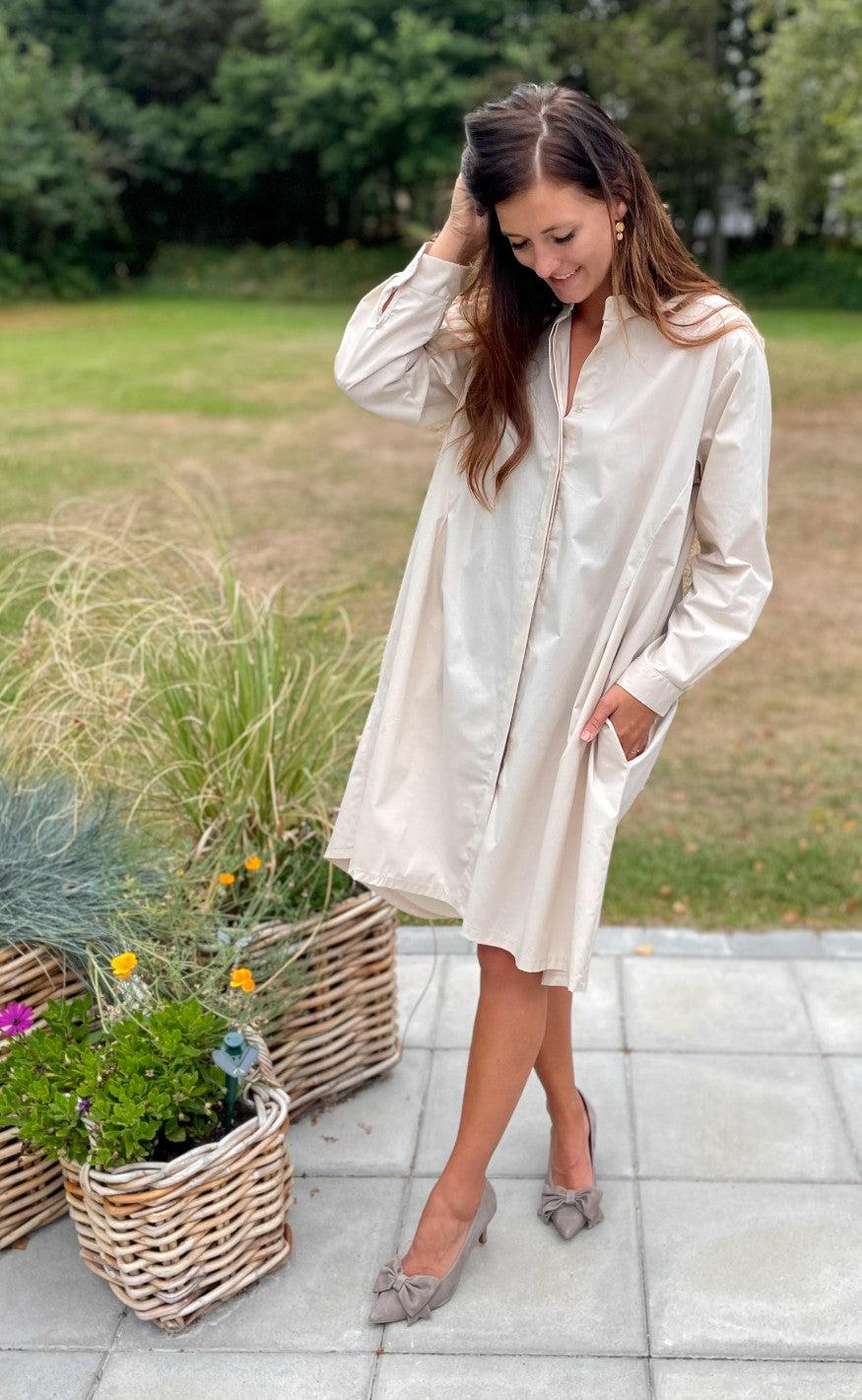 Marta Du Chateau Kjole - 32505 - Beige